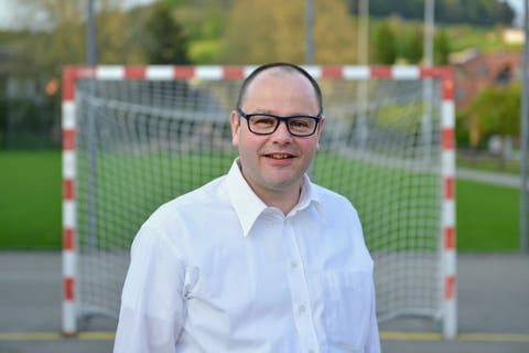 Patrick Münger, Präsident des Handballclubs Bruggen.